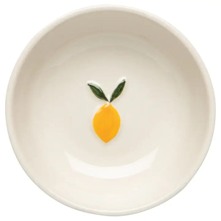 Lemon Embossed Pinch Bowl