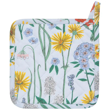 Pot Holder Oven Mitt Set - Hummingbird