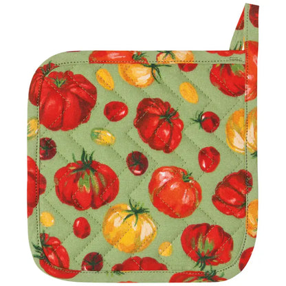 Pot Holder Oven Mitt Set - Heirloom Tomatoes